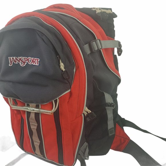 JanSport Polaris 33 Red and Black Camping Backpack - Picture 5 of 13